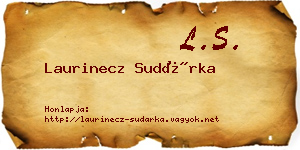 Laurinecz Sudárka névjegykártya